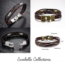 Load image into Gallery viewer, Westwood Gemini Twin Leather Bracelet
