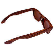 Load image into Gallery viewer, Zebrawood Full Frame Polarized Sunglasses
